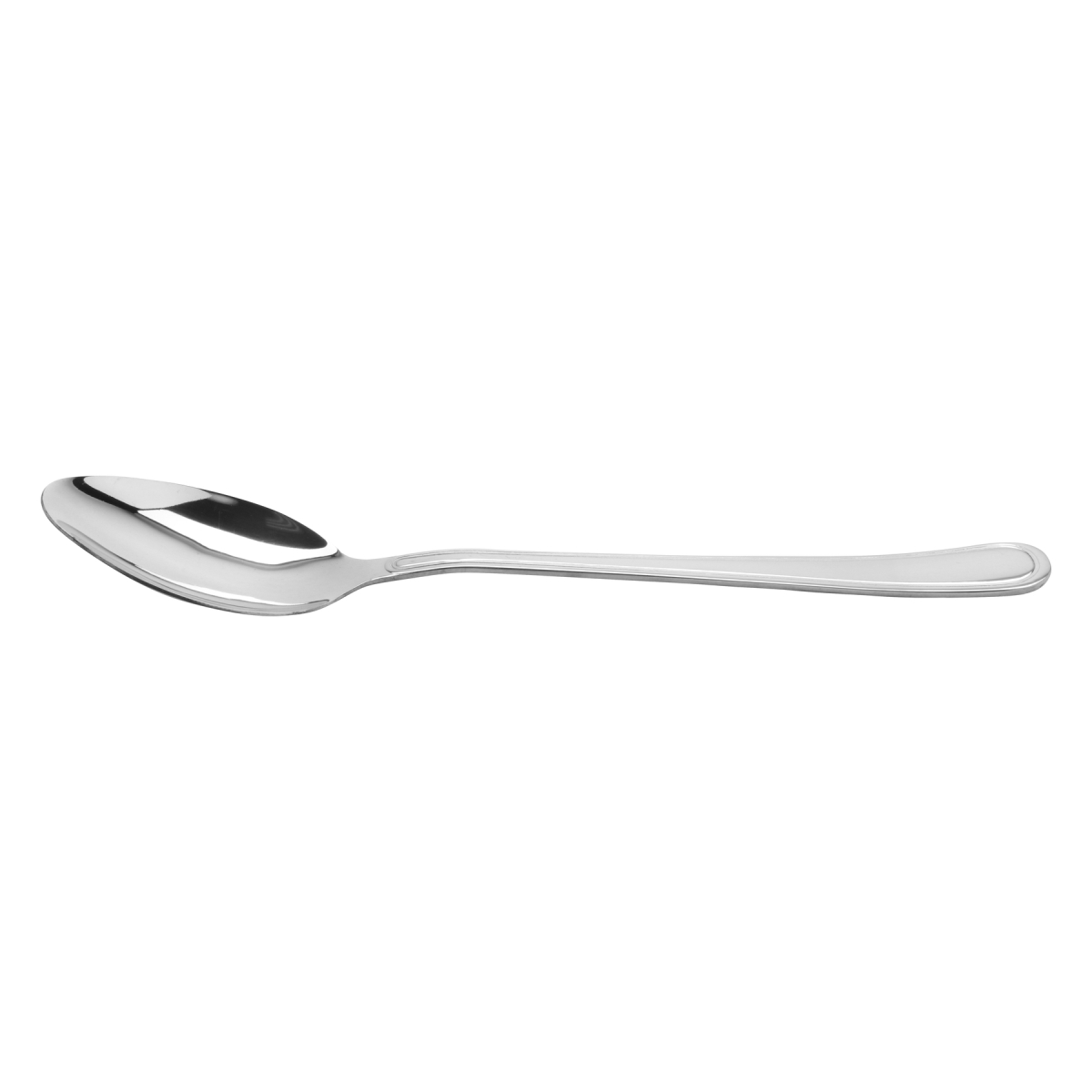 Picture of Winco BSRIM-01 12 in. Stainless Steel Solid Spoon with Mirror Finish - Each 12