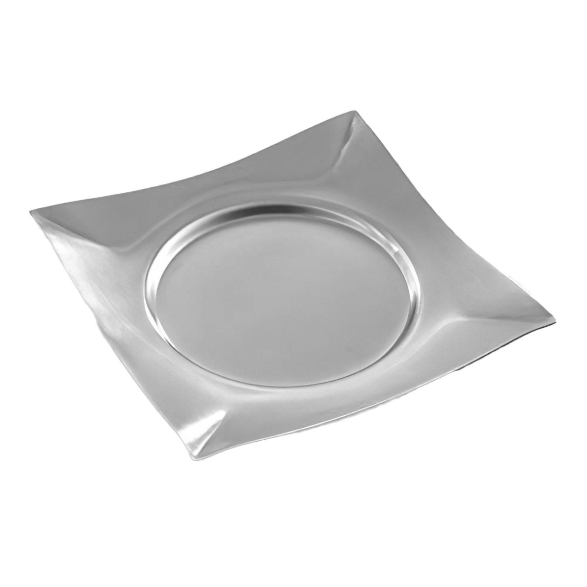 Picture of Winco SST-05 5 in. Stainless Steel Coaster & Spoon Rest&#44; 3.75 in. Recess - Each 12