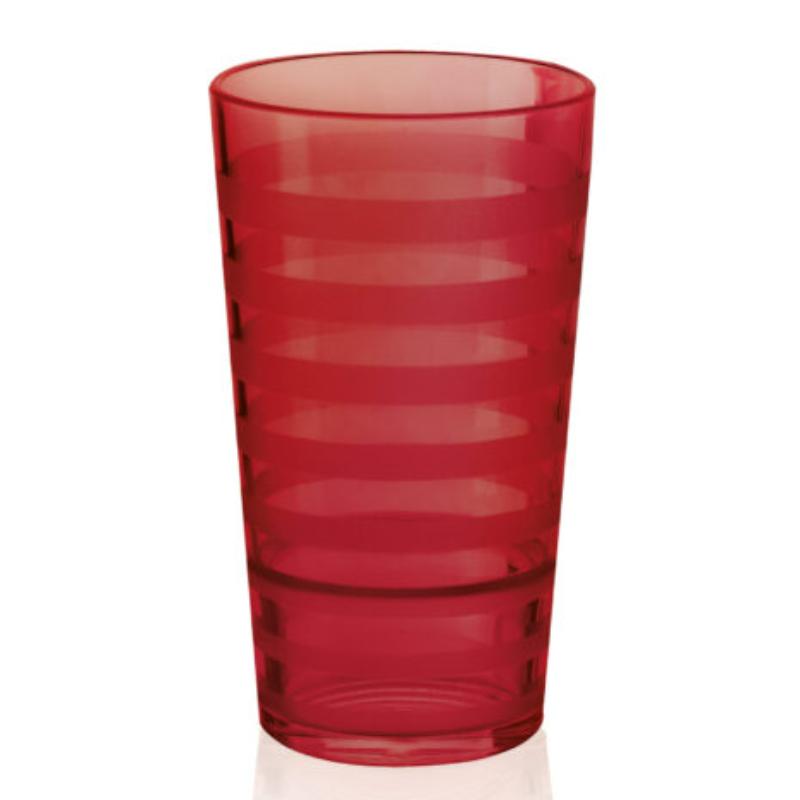 Picture of Winco SW-1520-R 20 oz - 21.05 oz Rim-Full, 3.39 in. Tumbler, 6.54 in. Tall - Red