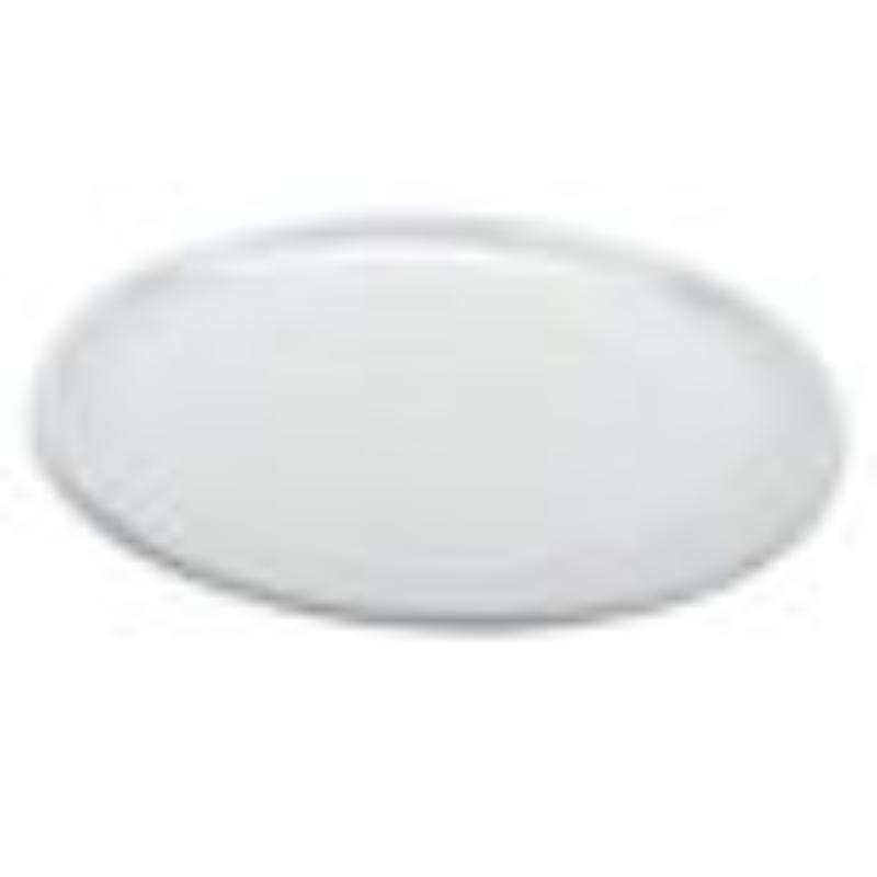 Picture of Winco CS-10-AM-W 10.5 in. Melamine Irregular Round Coupe Plate, G.E.T. Arctic Mill
