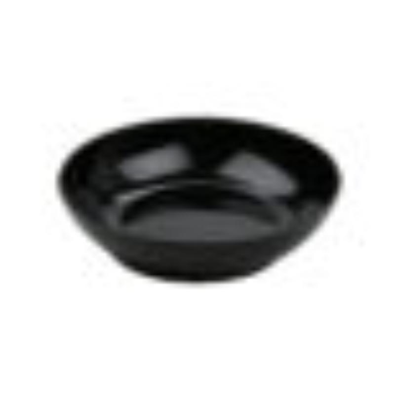 Picture of Winco CS-6106-BK 1.3 qt. Black Melamine Bowl - 1.4 qt. Rim-Full - 8.5 in. Top Dia., 2.25 in. Deep, G.E.T. Black Elegance