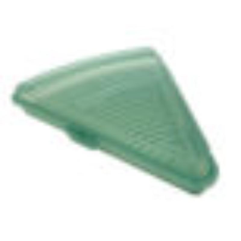 Picture of Winco EC-25-1-JA 10.5 x 8.25 in., Polypropylene Jade Single Pizza Slice Reusable Container with Snap Closure, 1.5 in. Tall, G.E.T. Eco-Takeouts