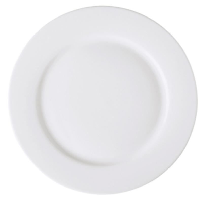 Picture of Winco PA1101902624 Rolled Edge10 4 in. Plate - White - 1 Dozen