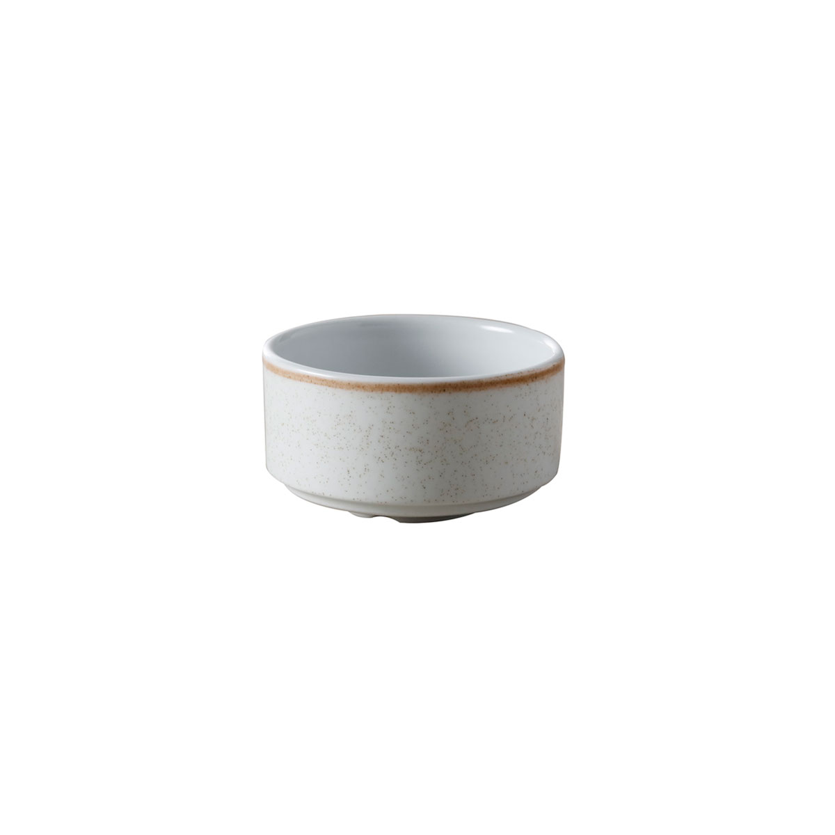 Picture of Winco PA1605905124 11 oz Stackable Soup Cup, 4 in. Dia. - G.E.T. Artisan Beige - 1 Dozen