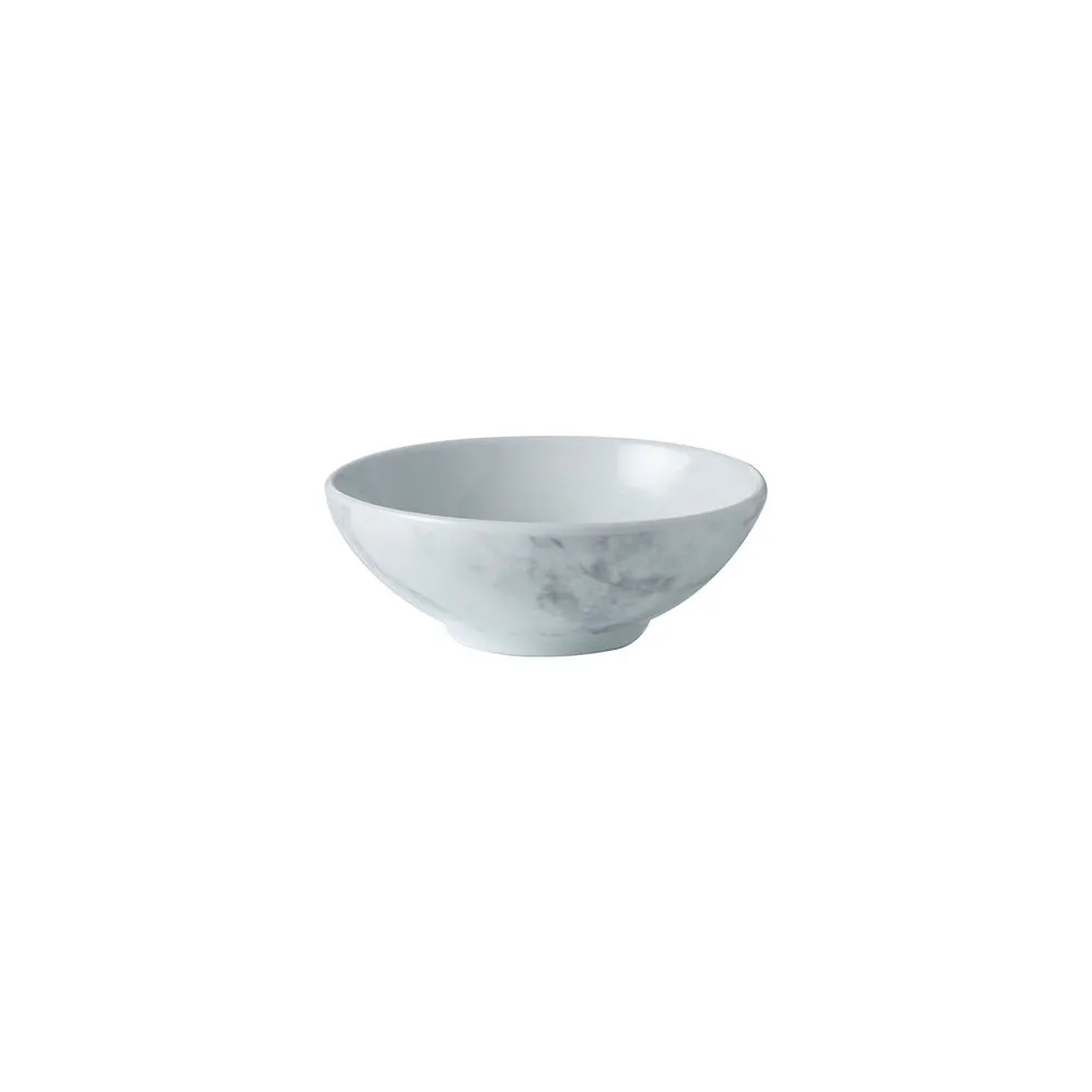Picture of Winco PA110F930012 2.7 oz Porcelain Mini Bowl, 3.7 x 3.7 x 1.4 in. G.E.T. Corona Marble White - 2 Dozen