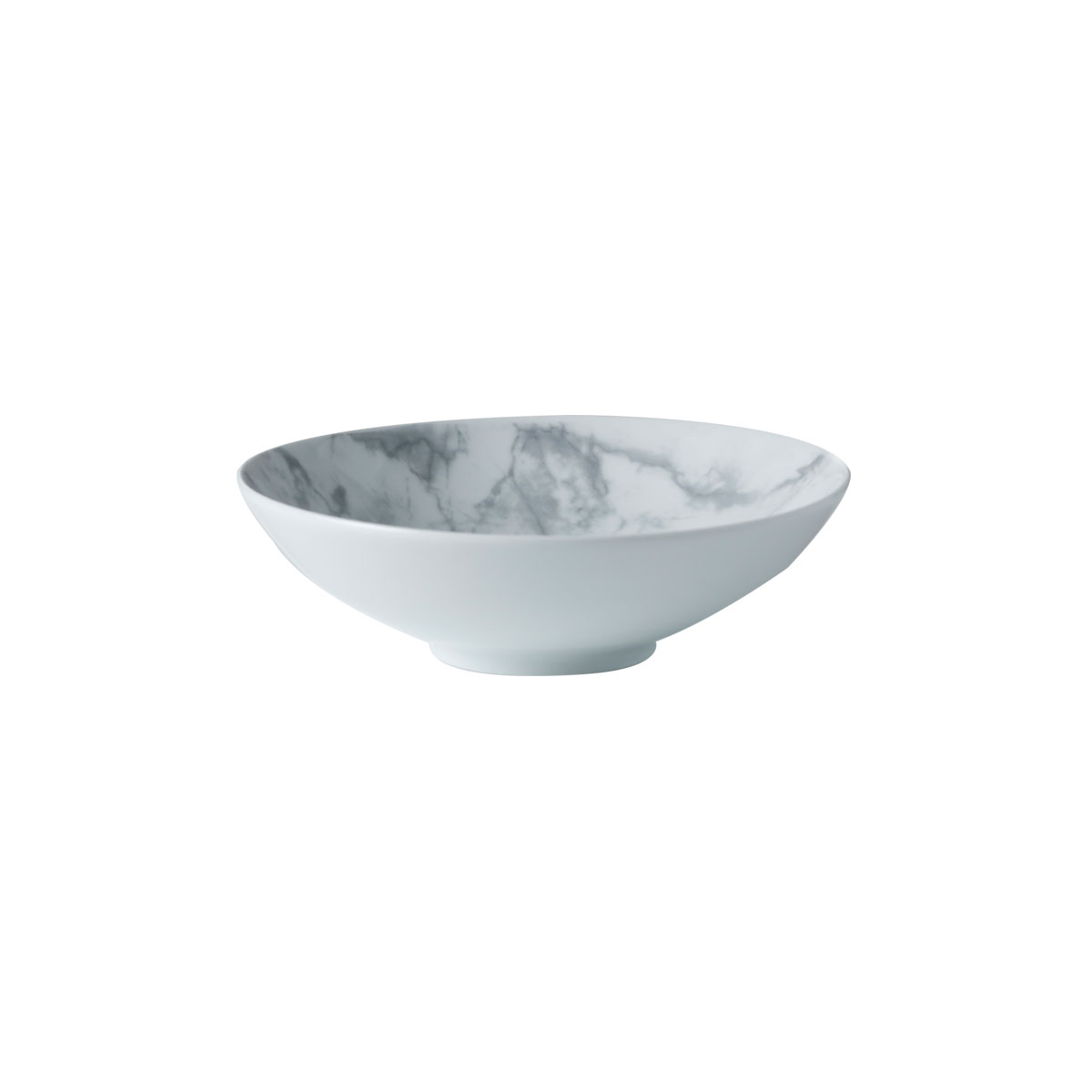 Picture of Winco PA110F923112 6.25 in. Porcelain Bowl, 6 x 6 x 1.9 in., G.E.T. Corona Marble Grey - 2 Dozen