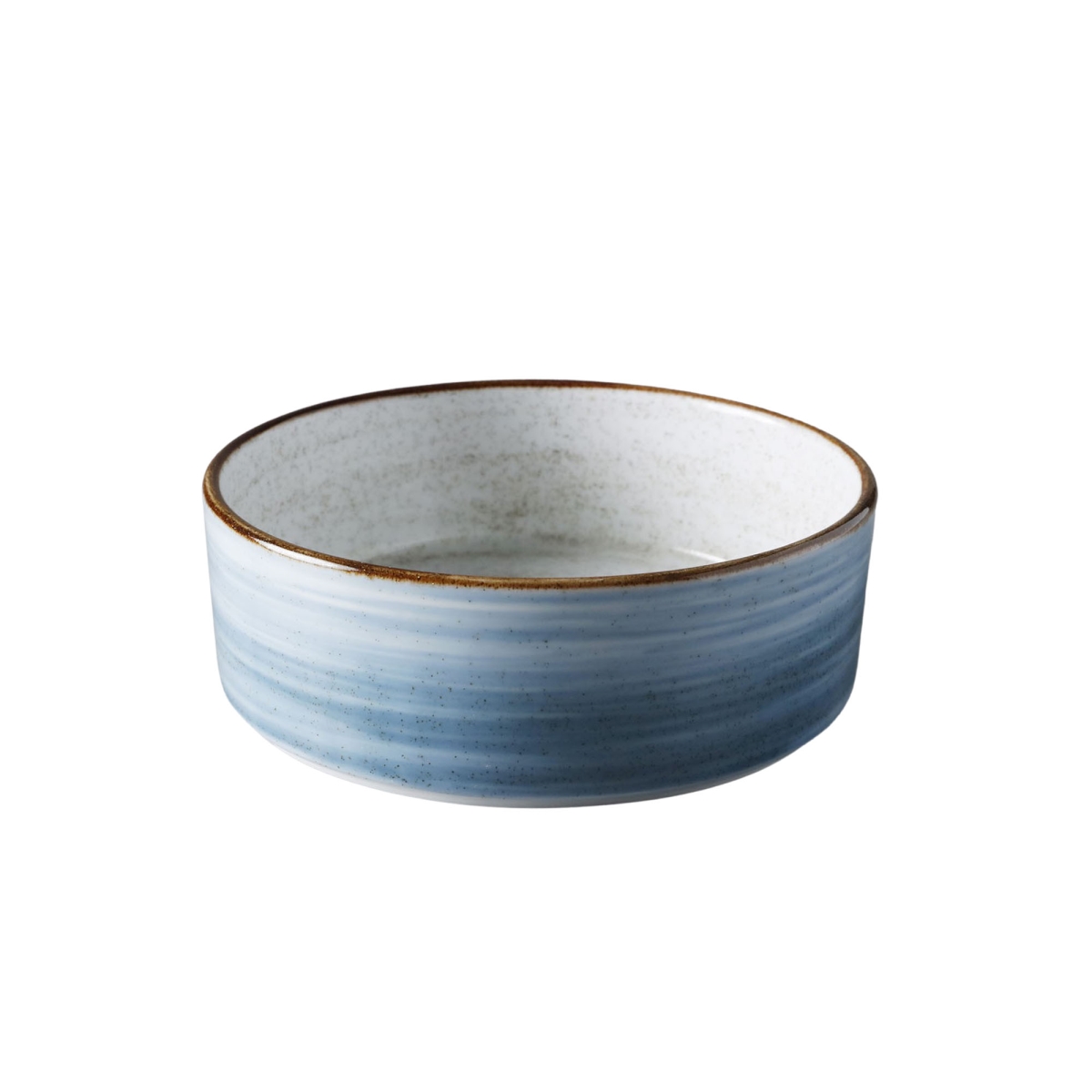 Picture of Winco PA1604993112 18 oz Porcelain Bowl, Corona Rustic Actualite Blue - 2 Dozen
