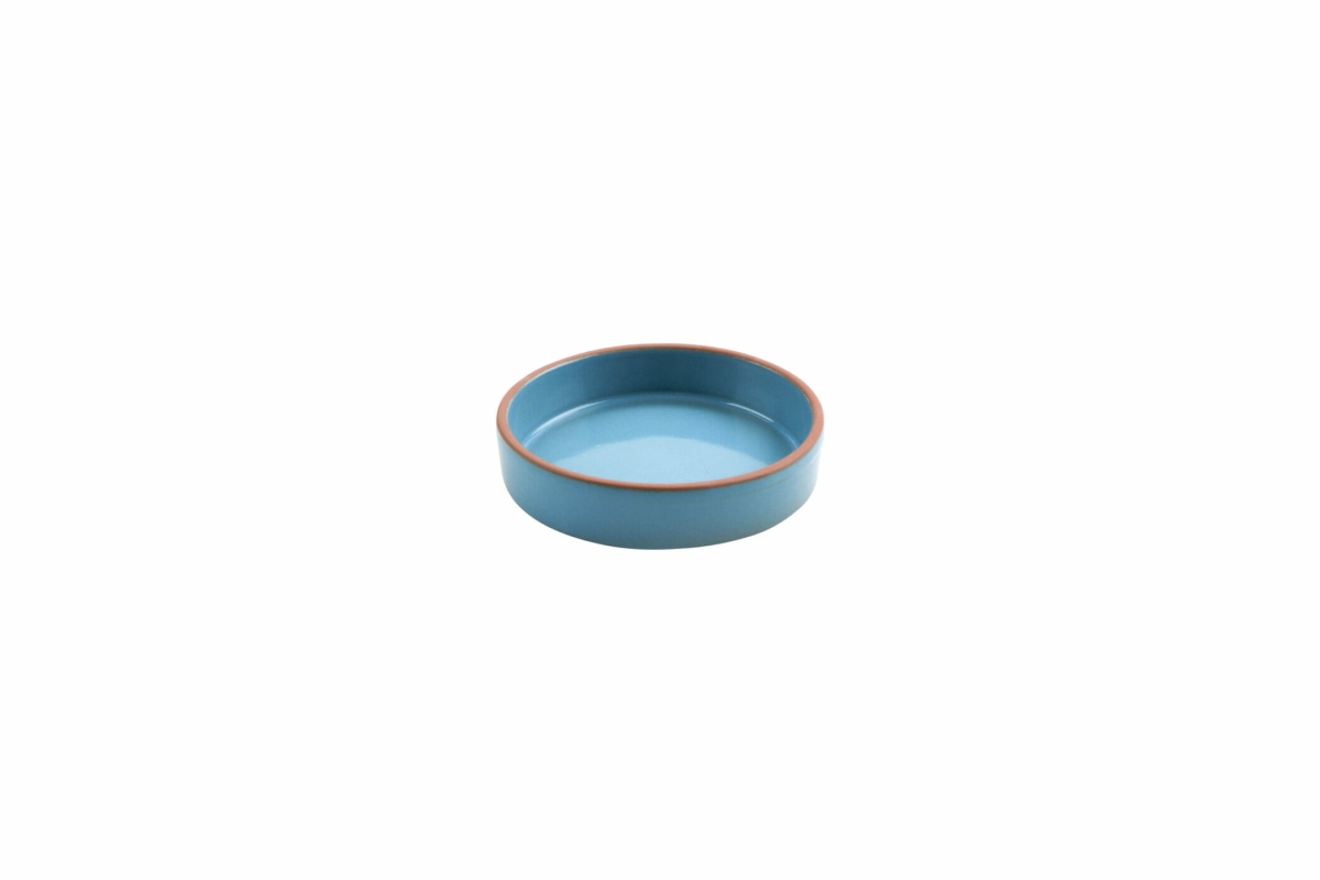 Picture of Winco SH.AZC-CER112BLU 4.5 oz Stone Heart Blue Terracotta Slim Casserole, 4.72 x 1.22 in. - G.E.T, Cheforward - Each 24