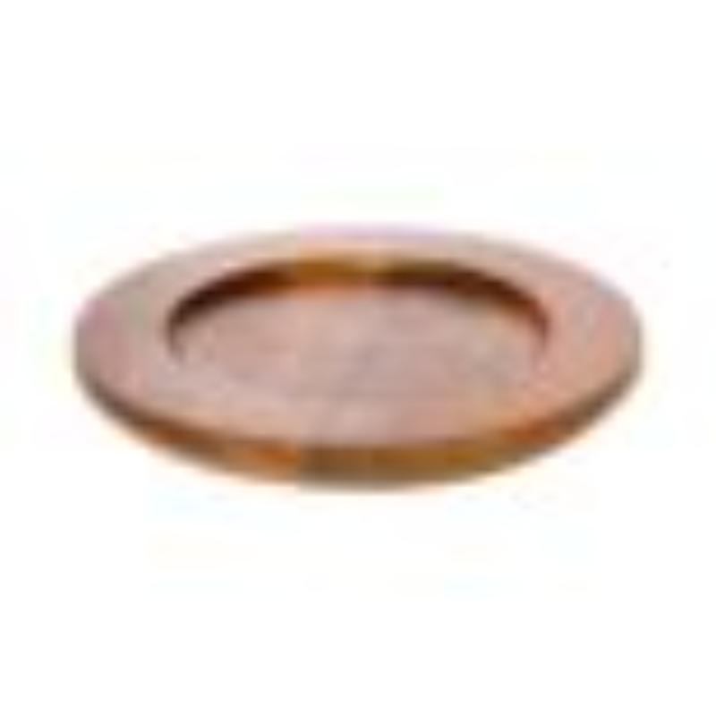 Picture of Winco SKRO-14-BASE Wood Underliner for 14 oz Round Server, 7.85 in. Dia. x 0.75 in., Acacia, Heiss, Tabletop