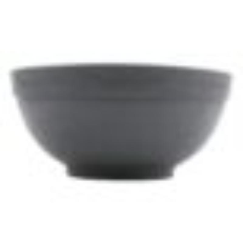 Picture of Winco RB-2-70-WM-GRM 32 oz Stackable Melamine Bowl - 7 in. Dia. - White Matte Inside & Grey Matte Outside, G.E.T. - Roca Balance