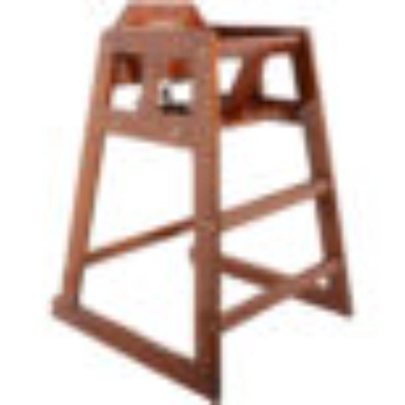 Picture of Winco HC-100-MOD-W2 High Chair Modified, Walnut2 Assembly Required