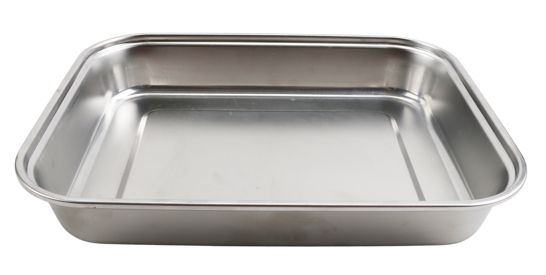 Picture of Winco CA-010SSIN 12.67 x 10.21 x 2.00 in. Rectangular Stainless Steel Liner for CA-010 - 0.6 mm Gauge - Set of 6 - G.E.T. Heiss