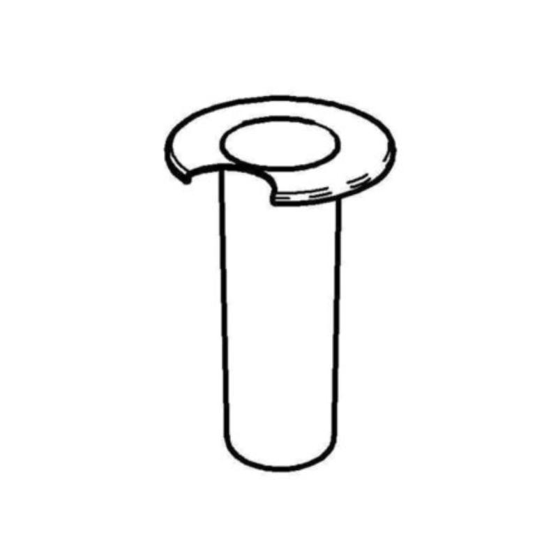 Picture of Winco 3131212 Replacement Stainless Steel Crushed Ice Tube for Elegance Milk Dispenser - Frilich 3CR001