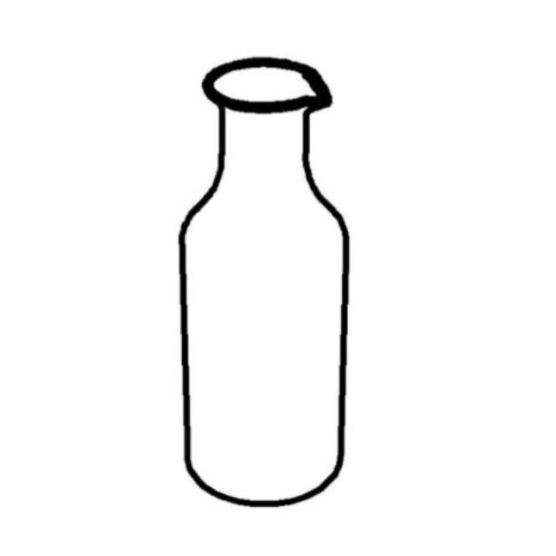 Picture of Winco 9090675 1.3 qt. & 1.2L Replacement Tritan Carafe Without Lid - Frilich 3GL007 - Clear