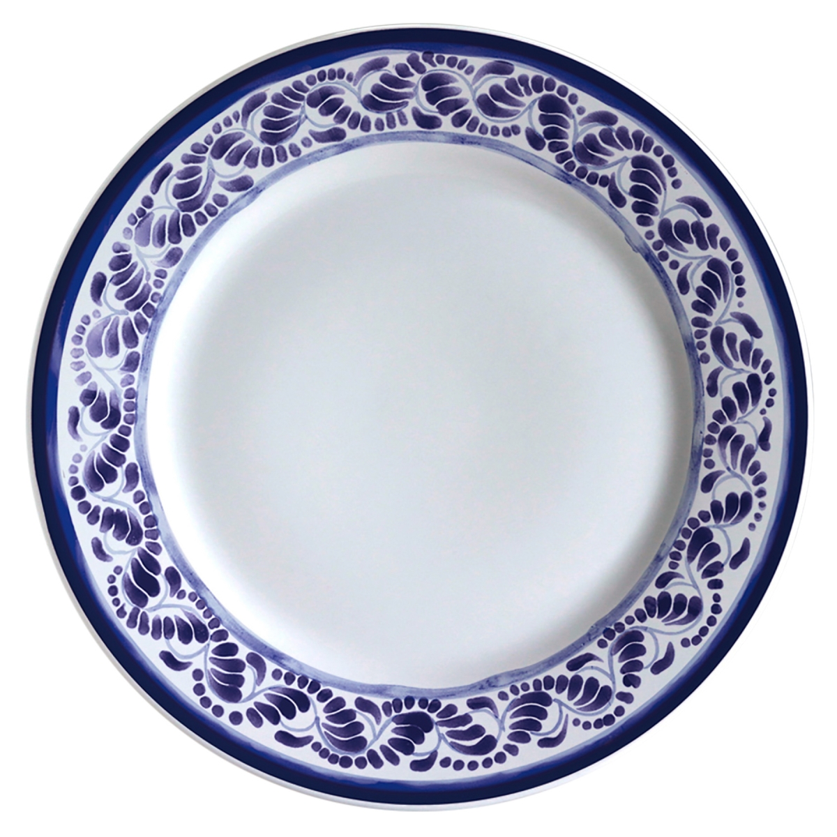 Picture of Winco PA1678902724 10.63 in. Zocalo B Porcelain Rolled Edge Plate, Corona Zocalo B - 2 Dozen