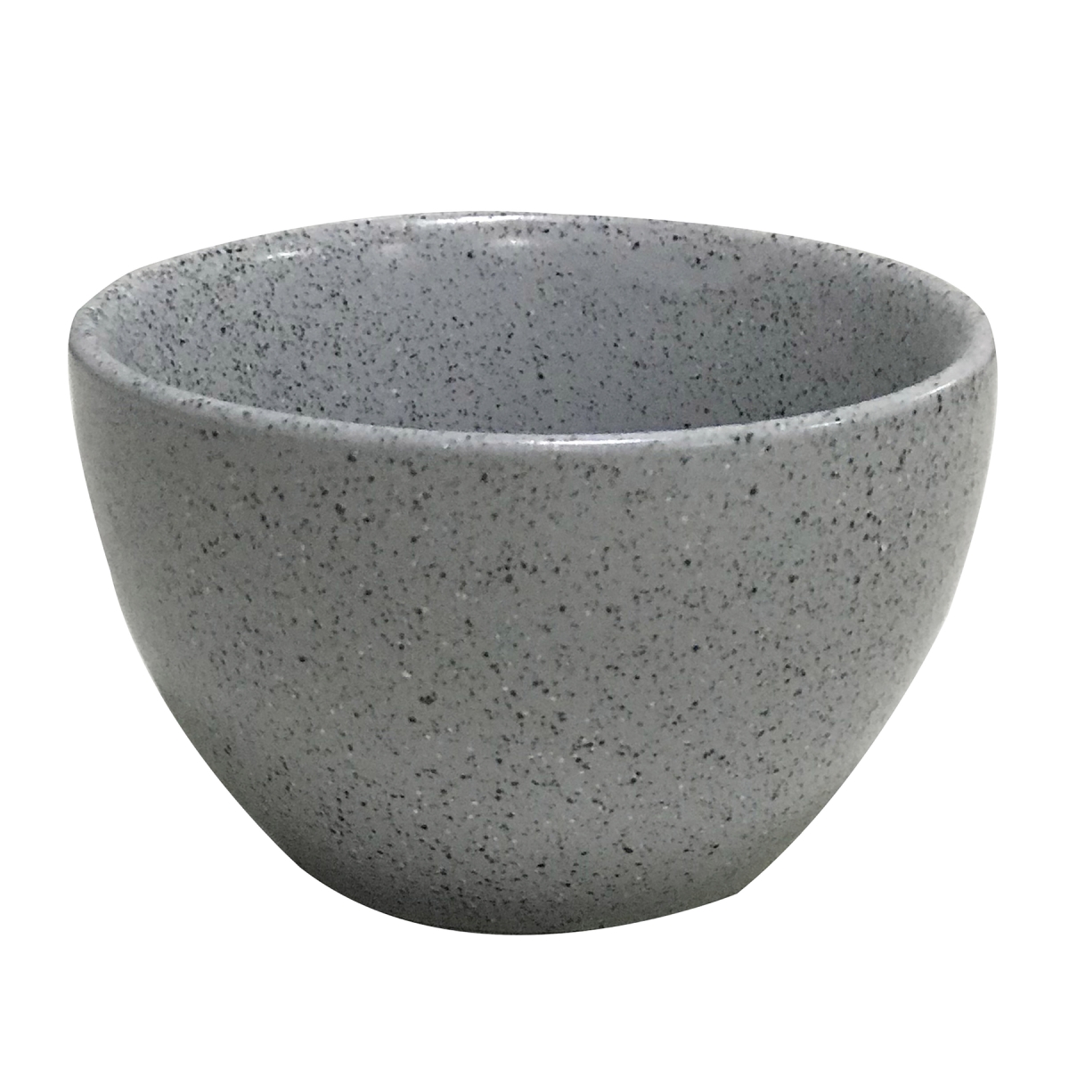 Picture of Winco PP1944904524 8.8 oz Speckled Grey Reactive Glaze Porcelain Bouillon Cup, 4 in. Dia., Corona Cosmos Moon - 2 Dozen