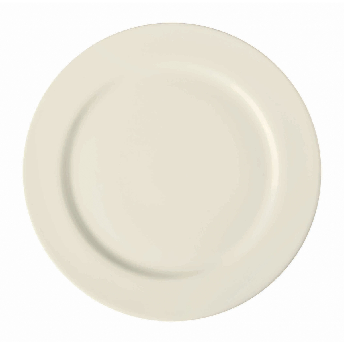 Picture of Winco PP1100701424 6.25 in. Cream White Porcelain Rolled Edge Plate, Corona Americana - 2 Dozen