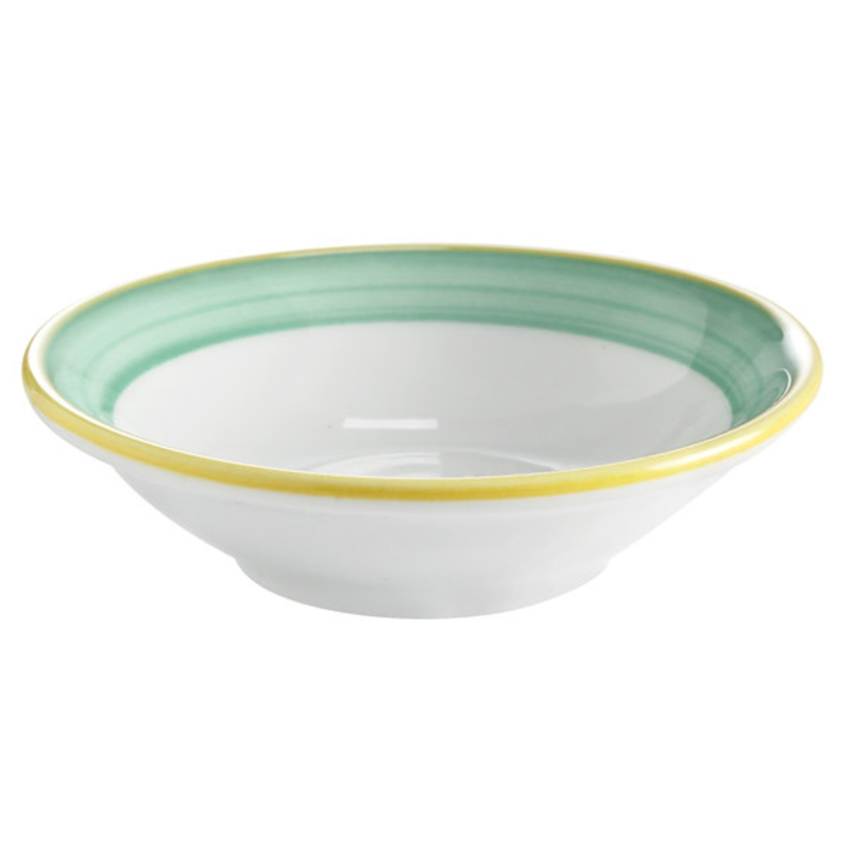 Picture of Winco PA1603903224 15.5 oz Green Porcelain Bowl, 7 in. Dia., Corona Calypso - 2 Dozen