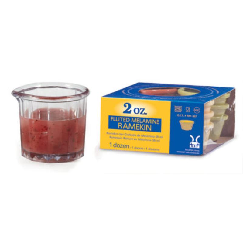 Picture of Winco SP-SP-2000-CL 2 oz, 2 in. Syrup & Cream Pitcher, 2 in. Deep - Clear