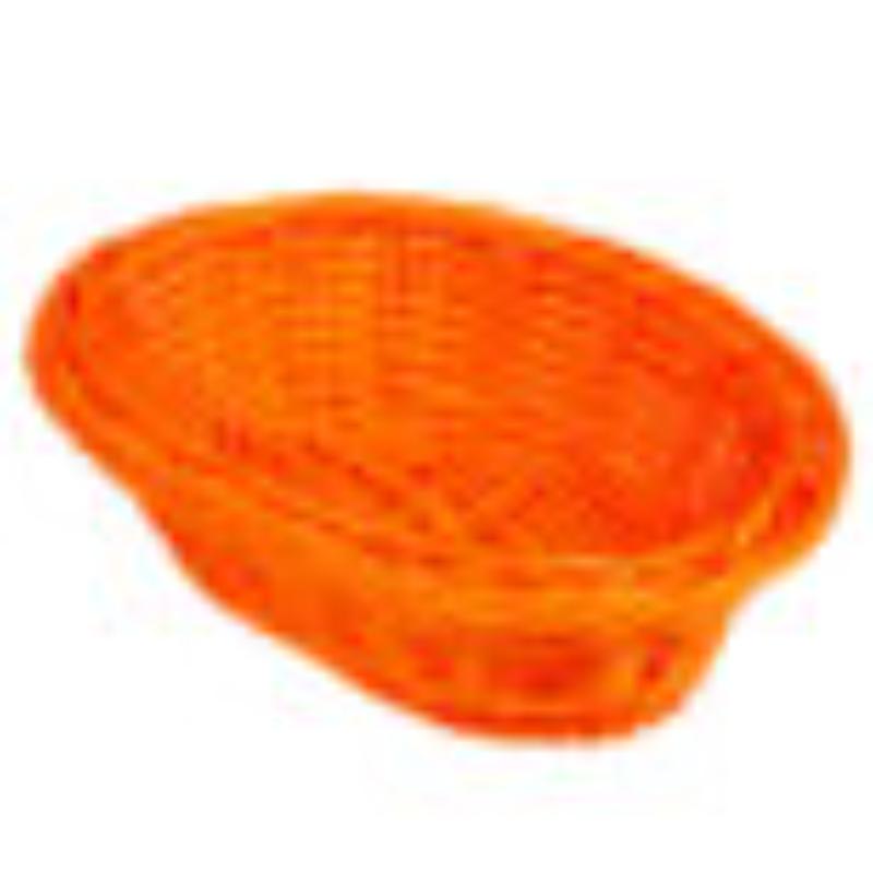 Picture of Winco WB-1503-OR 9 x 6.75 in. Oval Basket, 2.5 in. Deep - Orange