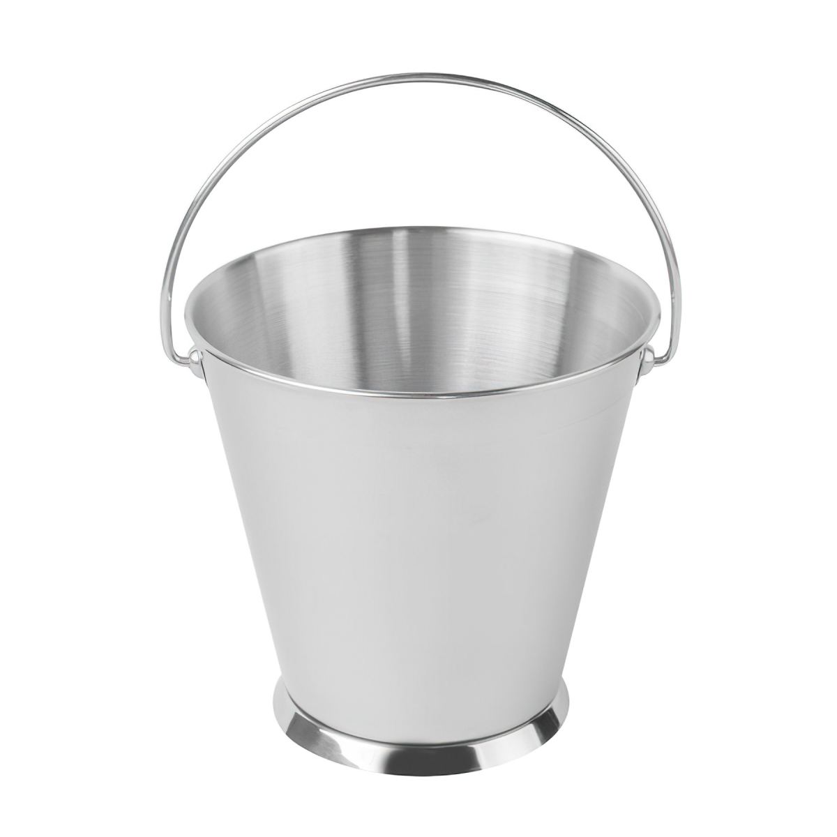 Picture of Winco 4-80818 4.5 in. Round Serving Pail, 4.5 in. Tall - Stainless Steel - Each 12