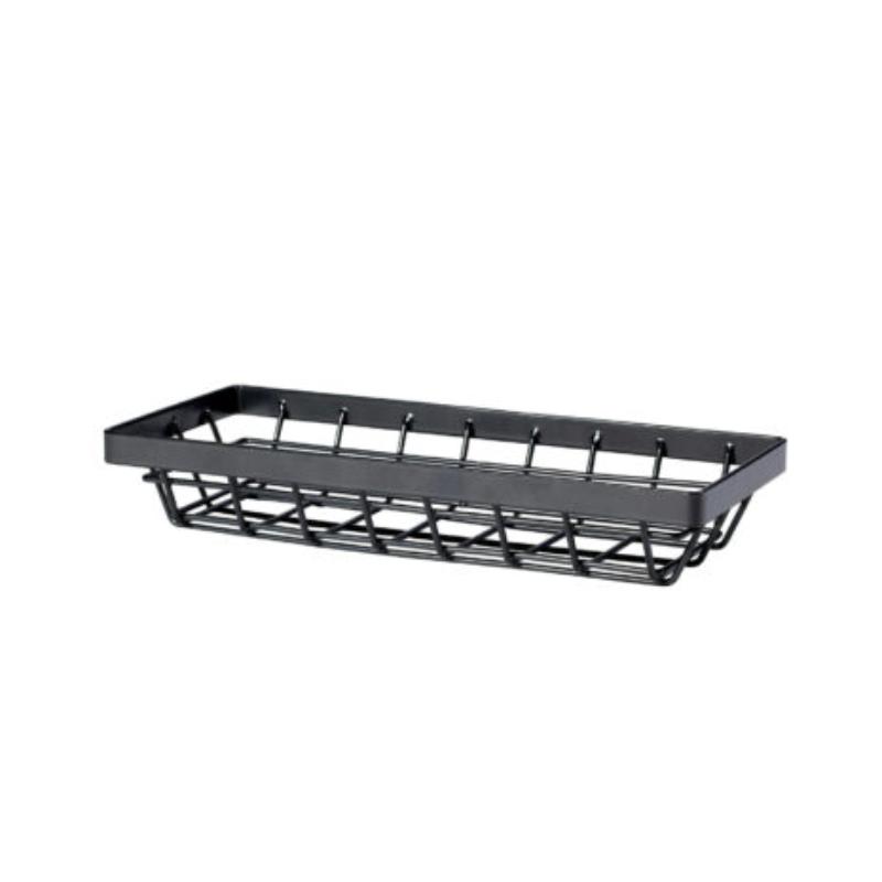 Picture of Winco WB-941-MG 9 x 4 in. Rectangular Metal Grey Wire Food Serving Basket, 1.75 in. Tall, G.E.T. Vector