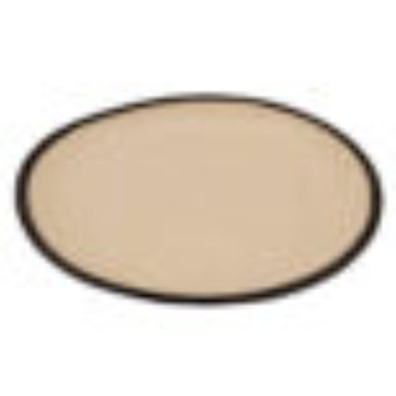 Picture of Winco CS-90-MA 9 in. Manila Melamine Small Round Coupe Dinner Plate, G.E.T. Pottery Market Matte