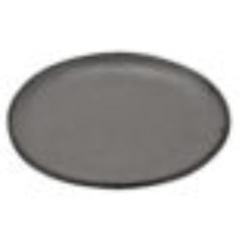 Picture of Winco CS-100-GR 10.5 in. Speckled Grey Melamine Round Coupe Dinner Plate, G.E.T. Pottery Market Matte