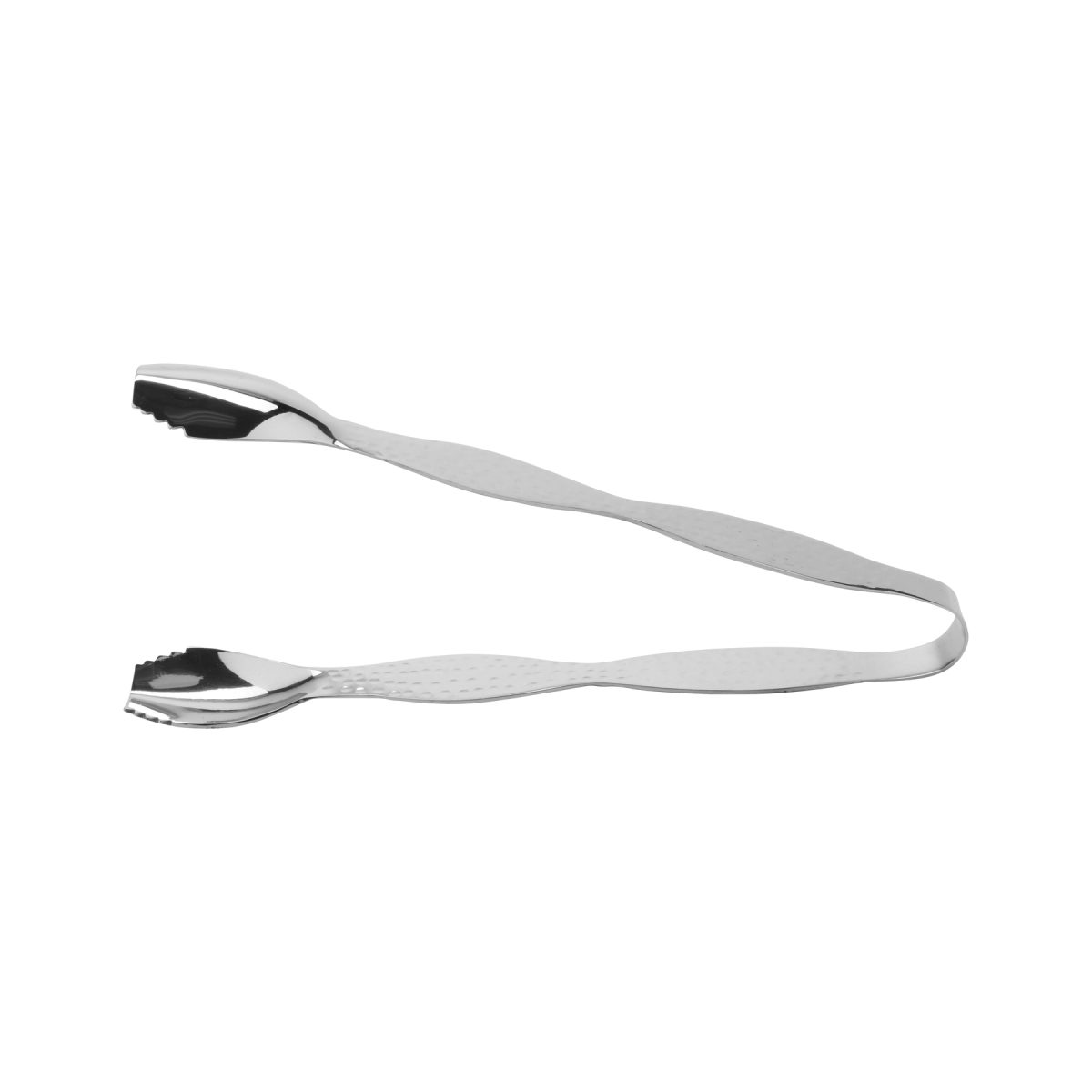 Picture of Winco BSPD-22 9 in. Stainless Steel Ice Tong with Pounded Finish - Each 12