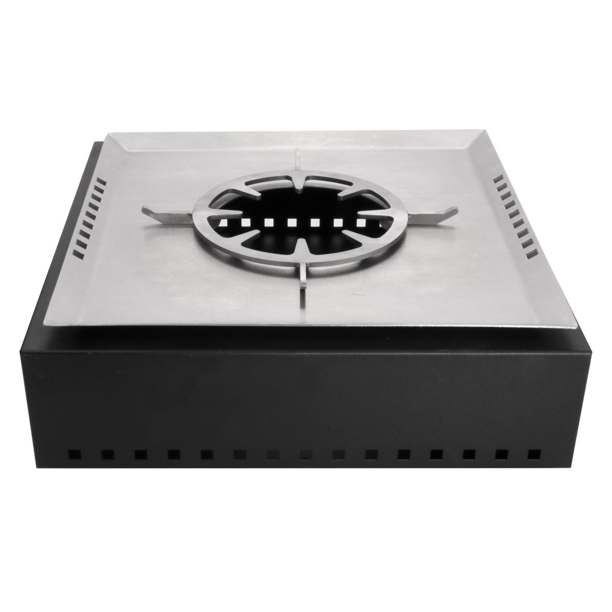 Picture of Winco ST11702014K Strata Square Sauta & Cooker Kit - Stainless Steel & Black