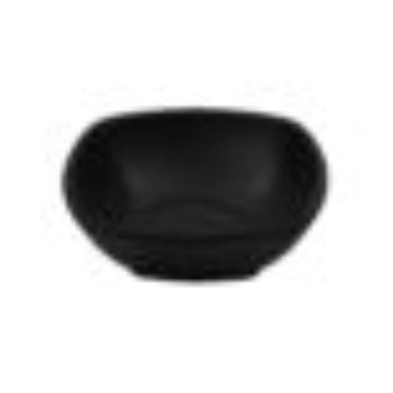 Picture of Winco B-501-BK 6 oz Melamine Black, Square Bowl - 10 oz Rim-Full - 4.75 x 1.65 in., G.E.T. Nara