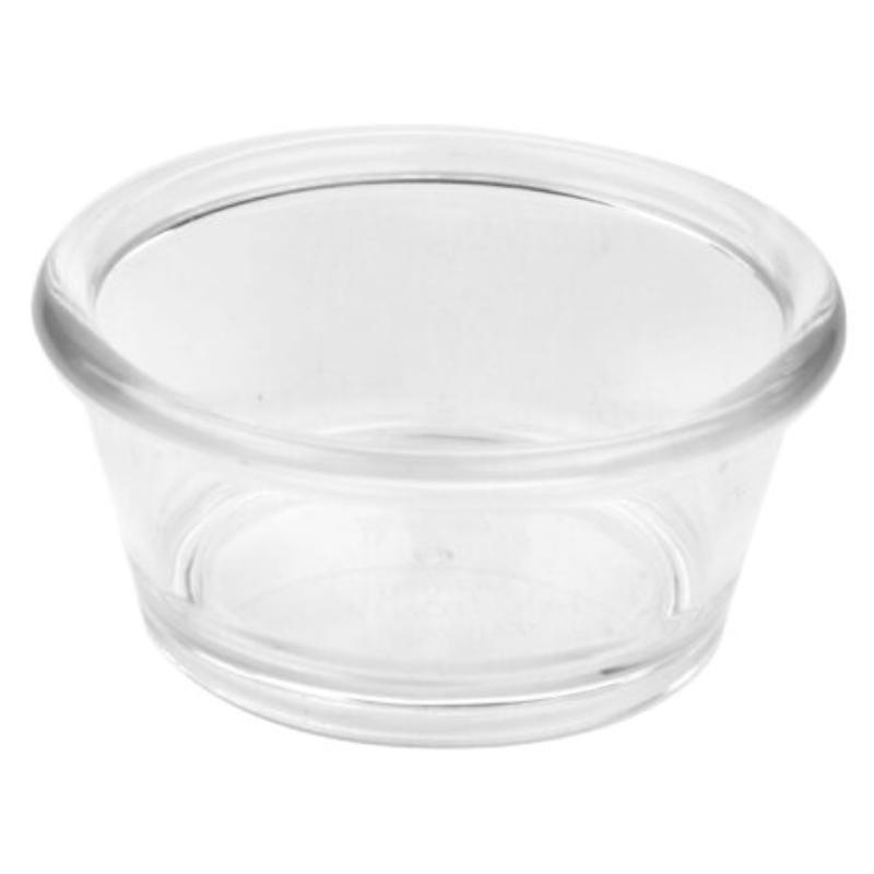 Picture of Winco HG-010-CL 1 oz Clear San Ramekin, 2.375 in. Top Dia., 1.125 in. Tall, 0.75 in. Deep, G.E.T. Ramekins