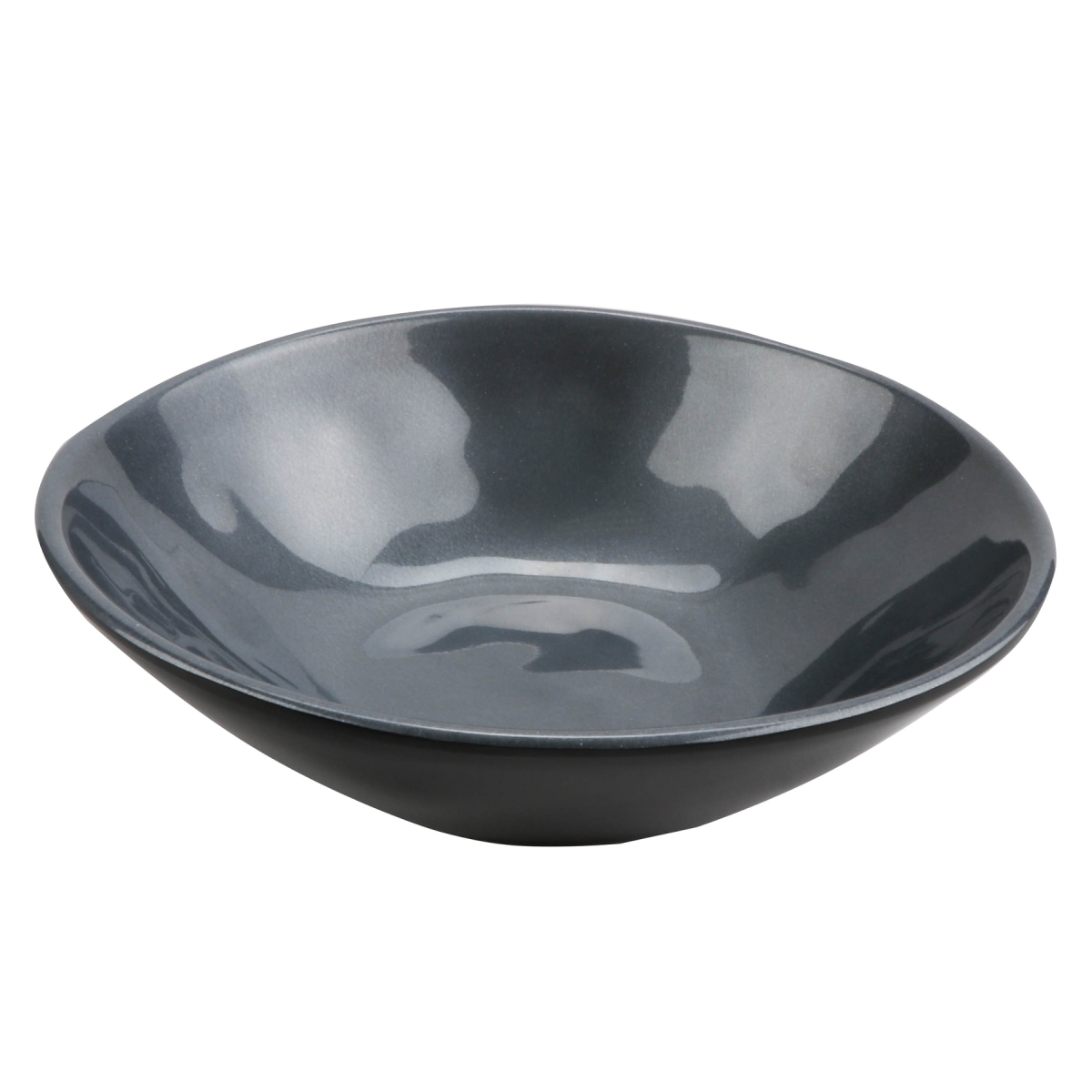 Picture of Winco B-18-CSS 16 oz Melamine Irregular Bowl - 20 oz Rim-Full - 7 in. Dia., 1.75 in. Deep - Cosmo Stardust - G.E.T - 1 Dozen