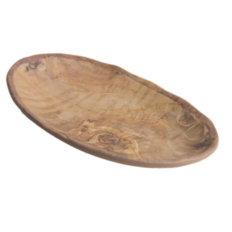 Picture of Winco 15004081036 9.1 in. Transform Olive Wood Oval Plate - Small - 9.1 x 5.5 x 1.6 in., G.E.T., Cheforward