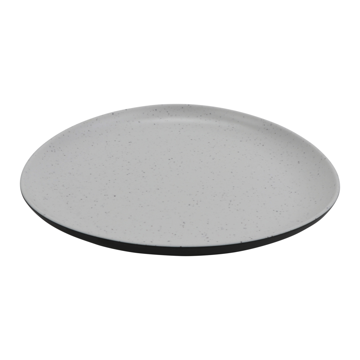 Picture of Winco RIV323 9.75 in. Revive Stone Natural & Black Triangle Melamine Plate - Large - 9.75 x 9.75 x 0.5 in. - G.E.T, Cheforward - Each 12