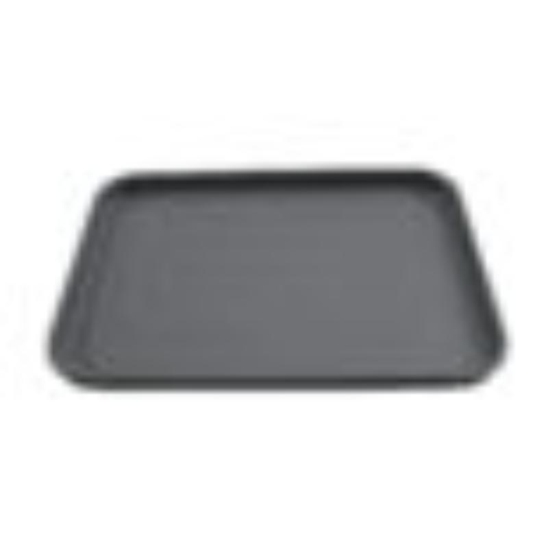 Picture of Winco RS-128-GRM-BKM 12 x 8 in. Melamine Rectangular Plate, Grey Matte Inside & Black Matte Outside, G.E.T. Roca