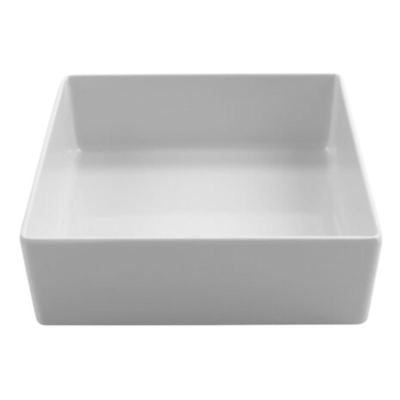 Picture of Winco BN-F-W Bento Box Insert, White Melamine 7.5 x 7.5 x 2.43 in., Milano, G.E.T.