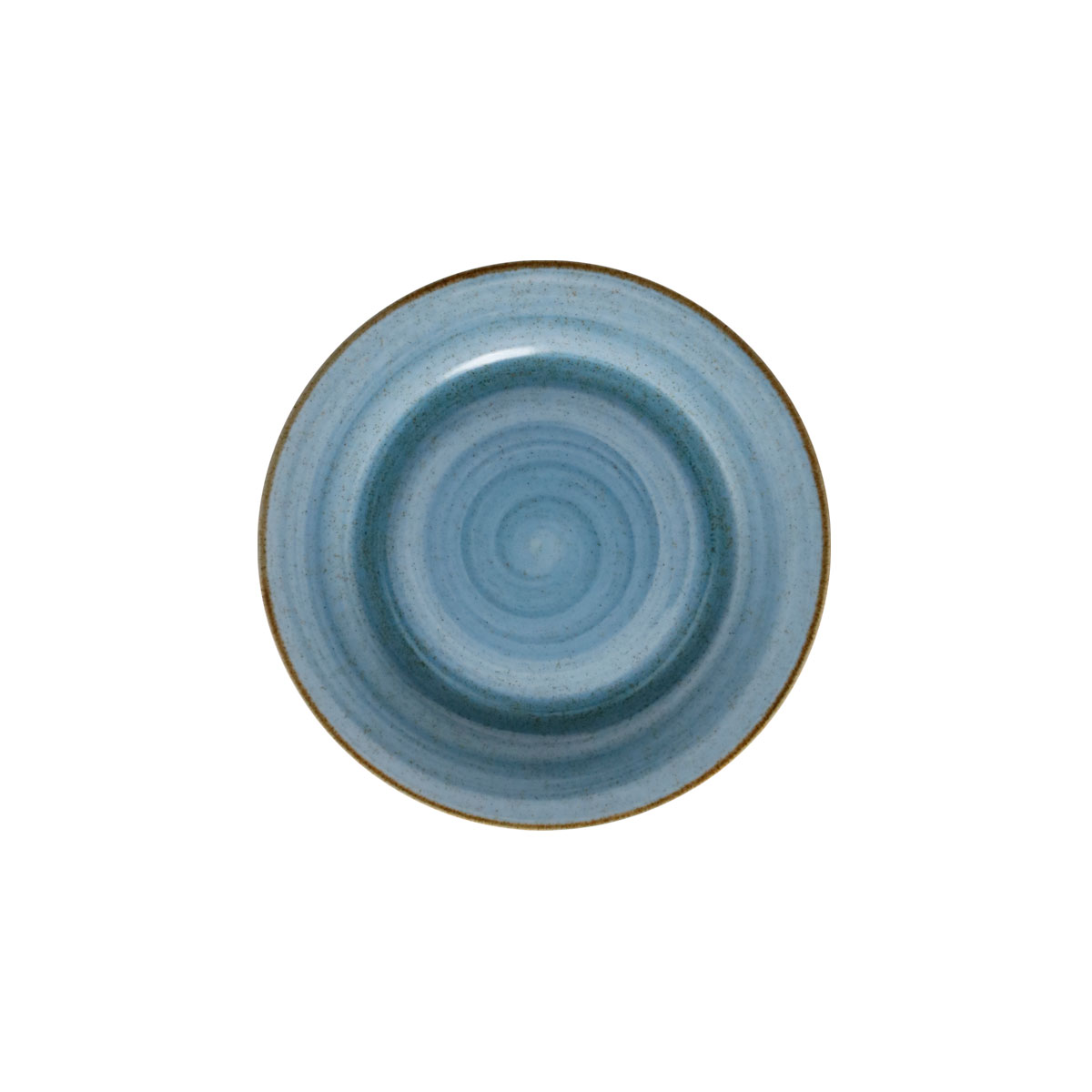 Picture of Winco PA1604902024 8 in. Rolled Edge Plate, Blue Artisan - 1 Dozen