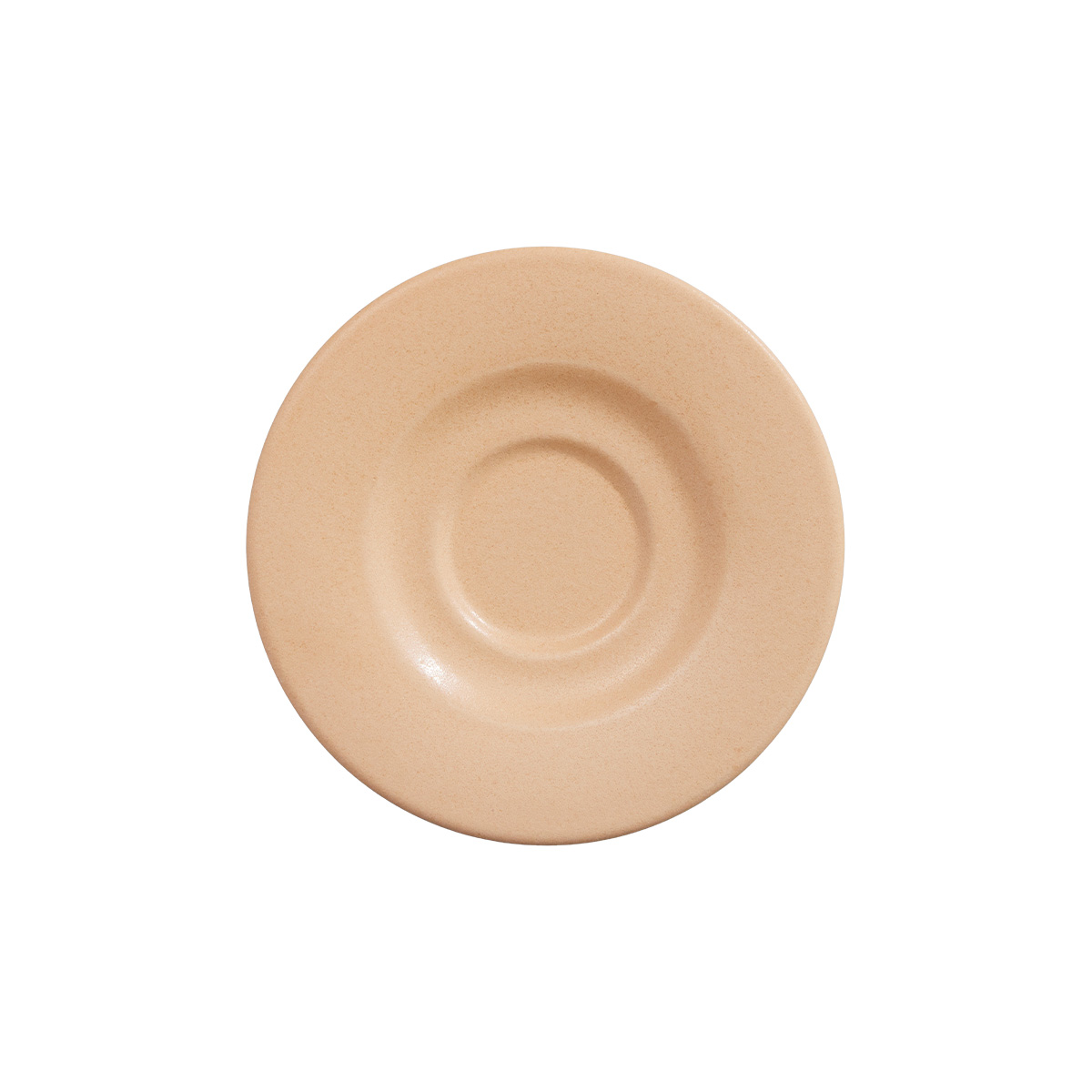 Picture of Winco PA1930900312 6.5 in. Tea & Bouillon Saucer, Corona Cosmos Mars Beige - 2 Dozen