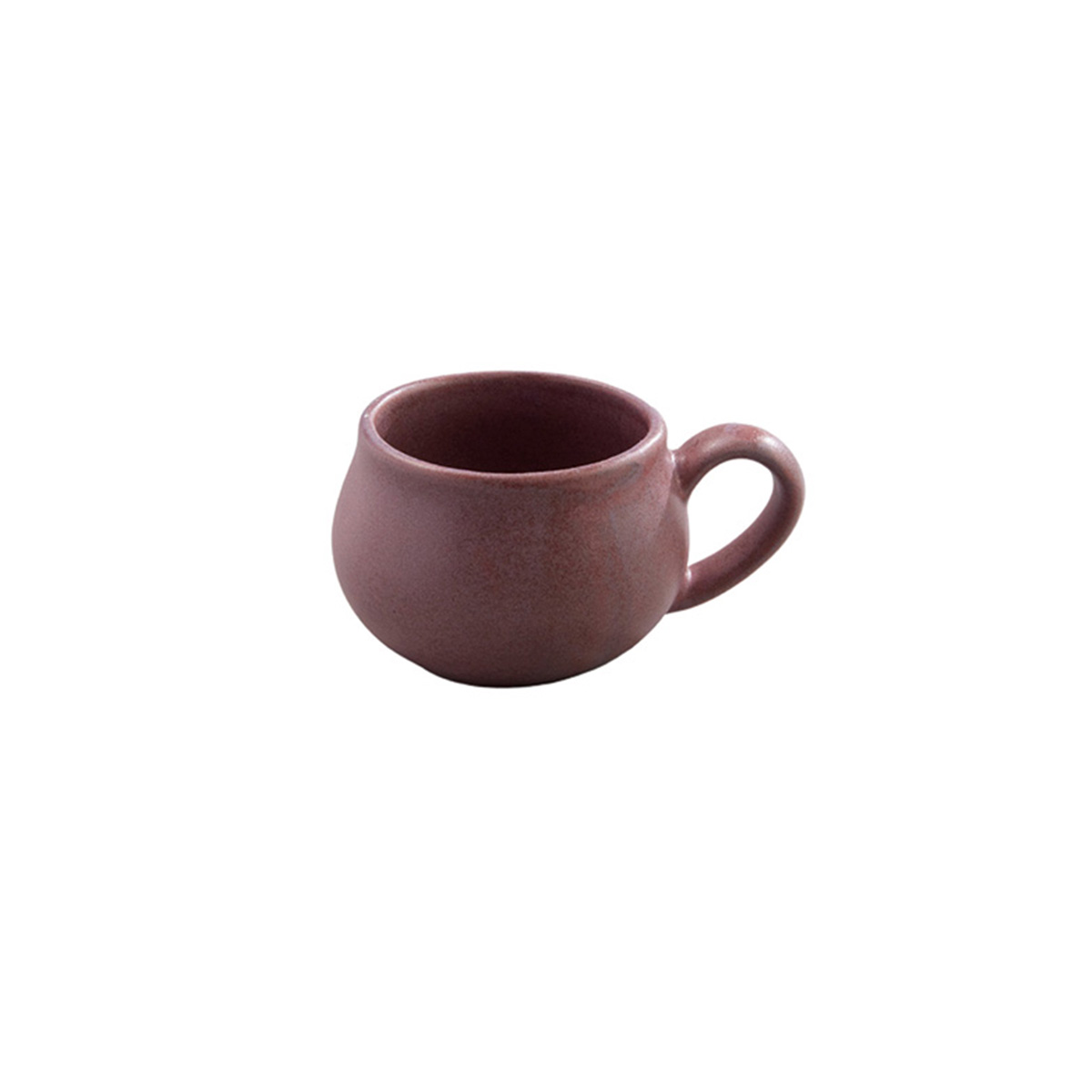 Picture of Winco PA1822404312 Rustic Tea Cup, Corona Cosmos Nova Purple - 1 Dozen