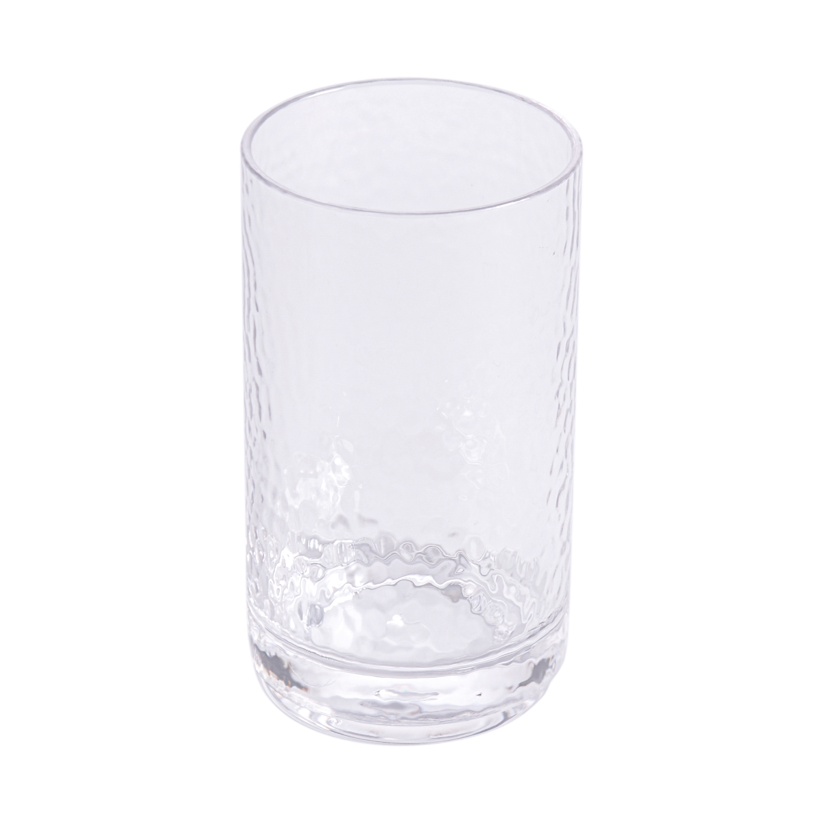 Picture of Winco HM-10HB-CL 10 oz San Clear High Ball Cup - 10.5 oz Rim Full - 2.62 in. Top Dia, 4.69 in. Tall - G.E.T. Hammered - 2 Dozen