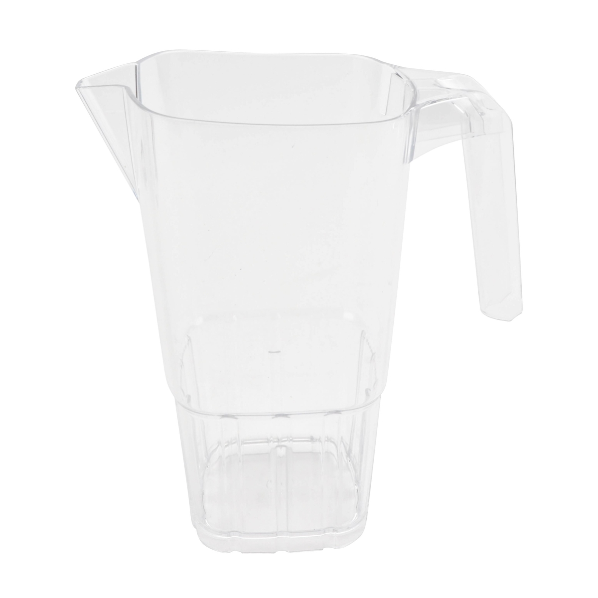 Picture of Winco BP-33-CL 33 oz Clear San Plastic Stackable Pitcher 7 x 3.63 x 8 in. G.E.T, Pitchers & Decanters - 1 Dozen