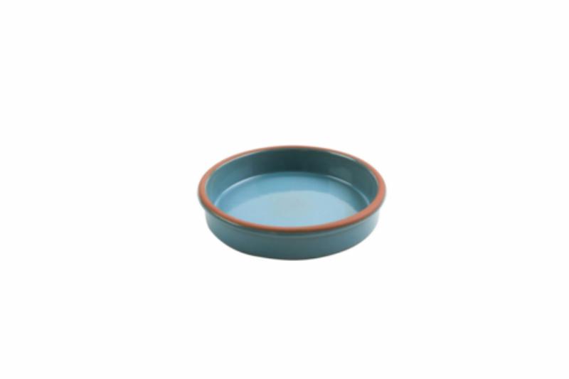 Picture of Winco SH.AZC-0117SABLU 16.9 oz Stone Heart Blue Terracotta Casserole, 6.69 x 1.37 in., G.E.T., Cheforward