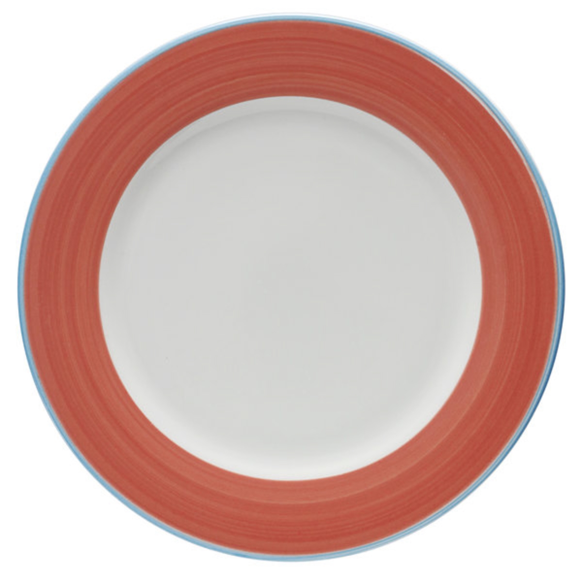 Picture of Winco PA1602902912 12.25 in. Coral Porcelain Rolled Edge Plate, Corona Calypso - 1 Dozen
