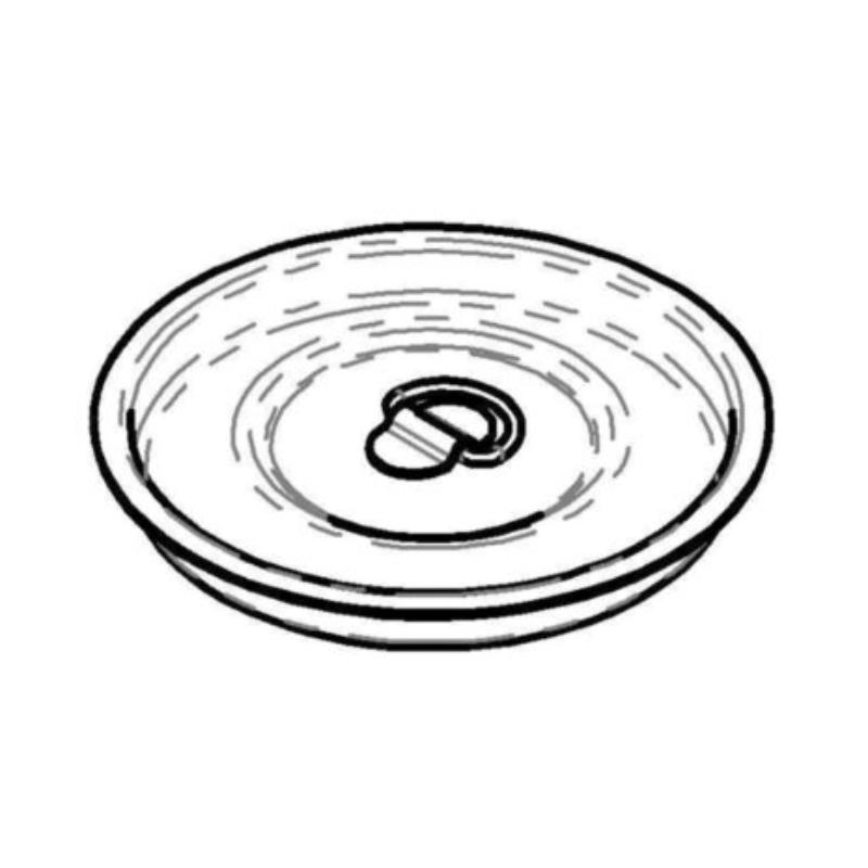 Picture of Winco 3131310 Replacement Stainless Steel Lid for Milk Dispenser - Frilich 3DE011