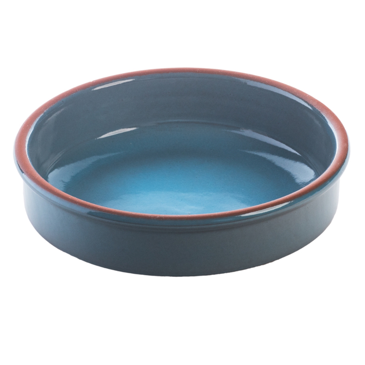 Picture of Winco SH0120B 7.87 in. Stone Heart Blue Terracotta Casserole, 7.87 x 1.96 in. - G.E.T, Cheforward - Each 14