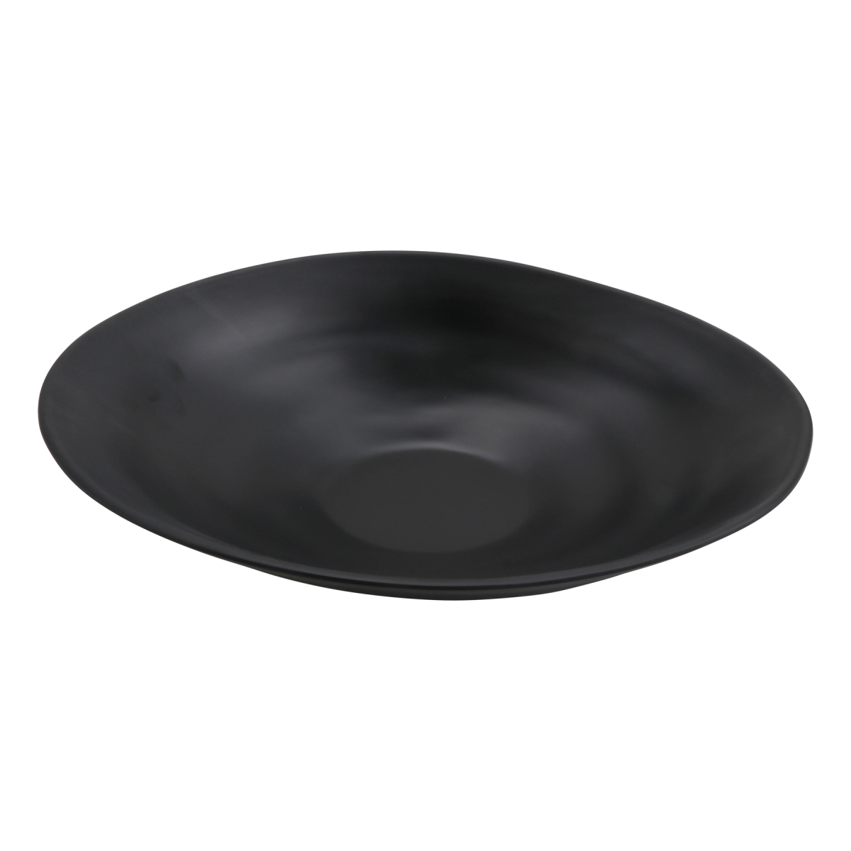 Picture of Winco ZEA400 98 oz Zeal Black Oval Melamine Bowl - Medium - 13 x 11 x 3 in. - G.E.T, Cheforward - Each 4