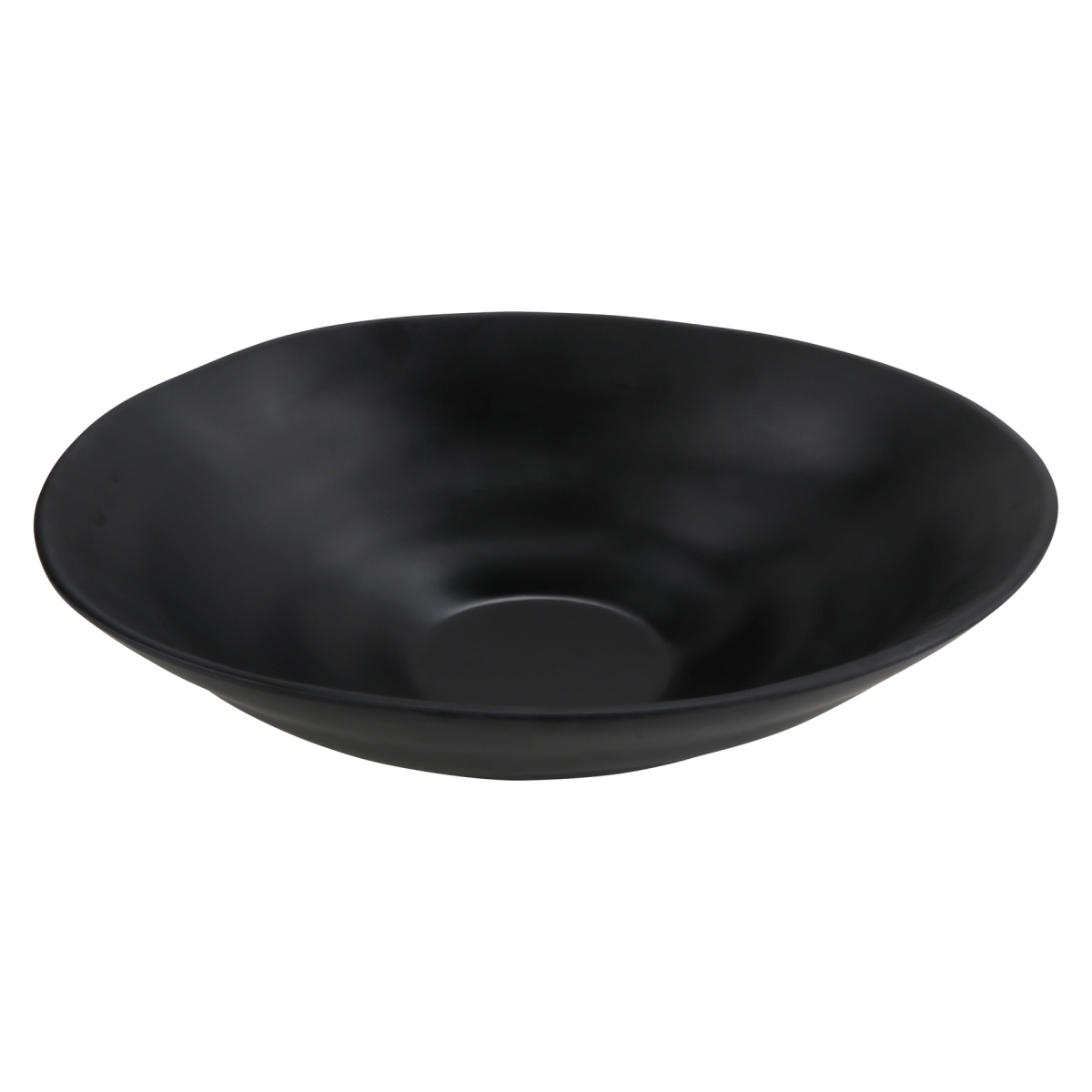 Picture of Winco ZEA401 130 oz Zeal Black Oval Melamine Bowl - Large - 16 x 13 x 5 in. - G.E.T, Cheforward - Each 4