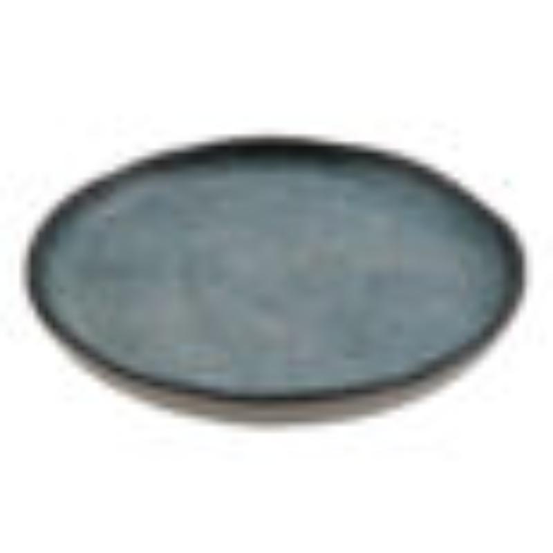Picture of Winco 20009-REB 8 in. Savor Robin Egg Blue Round Melamine Plate, 8 x 8 x 0.875 in., G.E.T., Cheforward