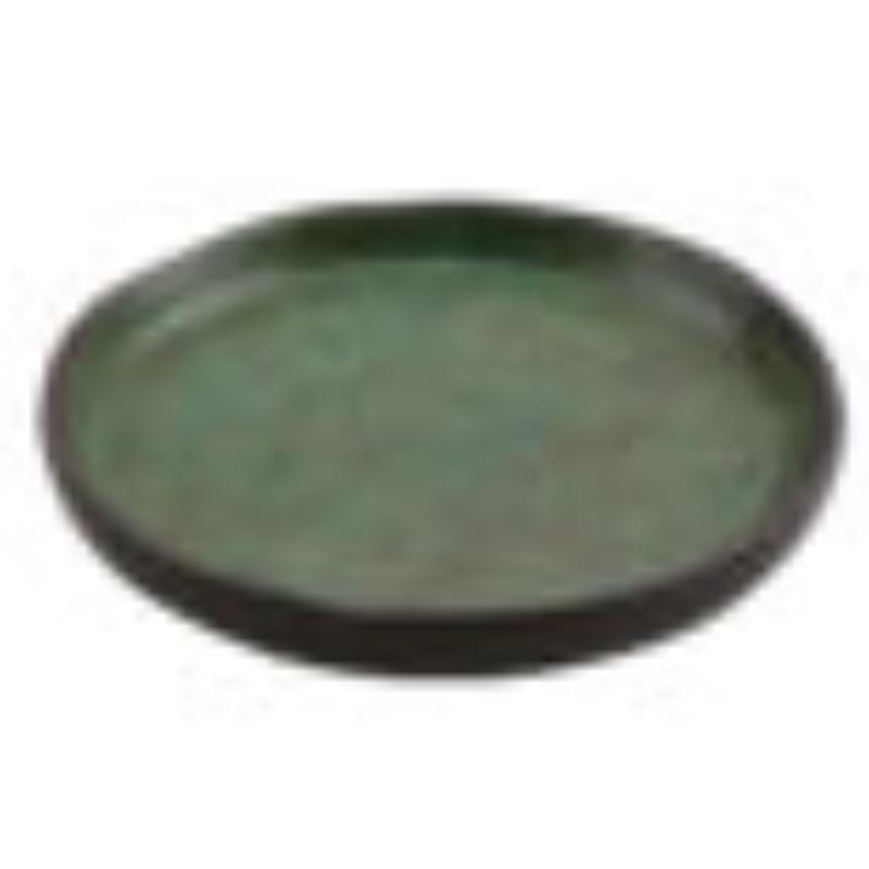 Picture of Winco 20038-SP 4 in. Savor Spruce Round Melamine Plate, 4 x 4 x 0.56 in., G.E.T., Cheforward